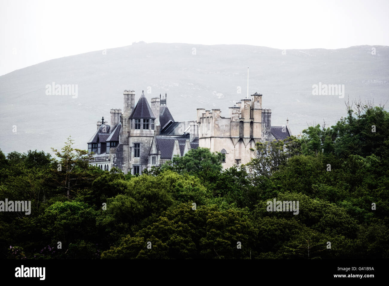 Puxley Mansion, Beara Peninsula, County Cork, Ireland Stock Photo