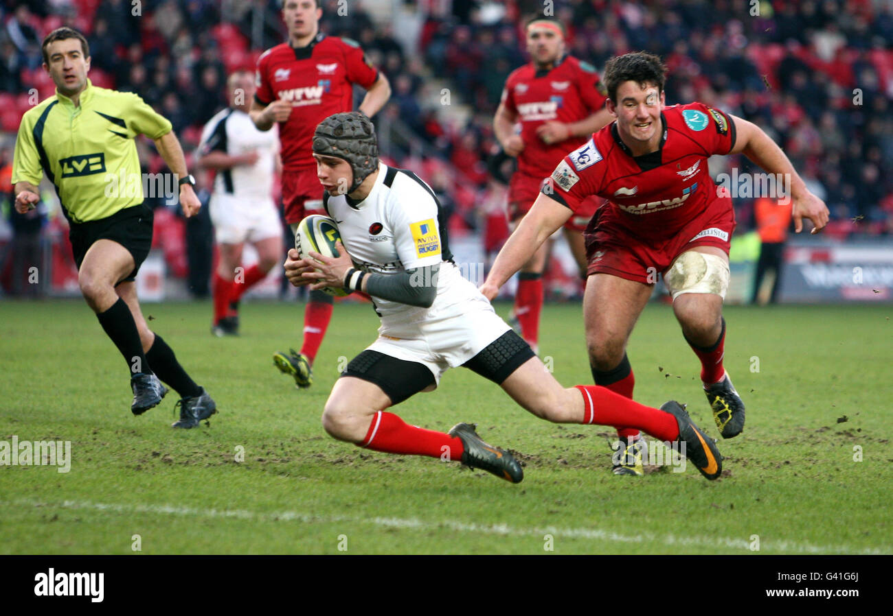 Rugby Union - Anglo Welsh LV=Cup - Pool 3 - Scarlets v London Saracens ...