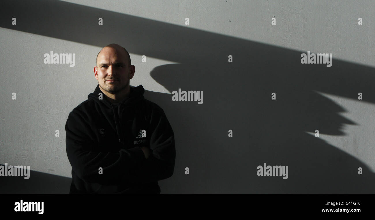 Glasgow Warriors' Dougie Hall during the team announcement at Scotstoun