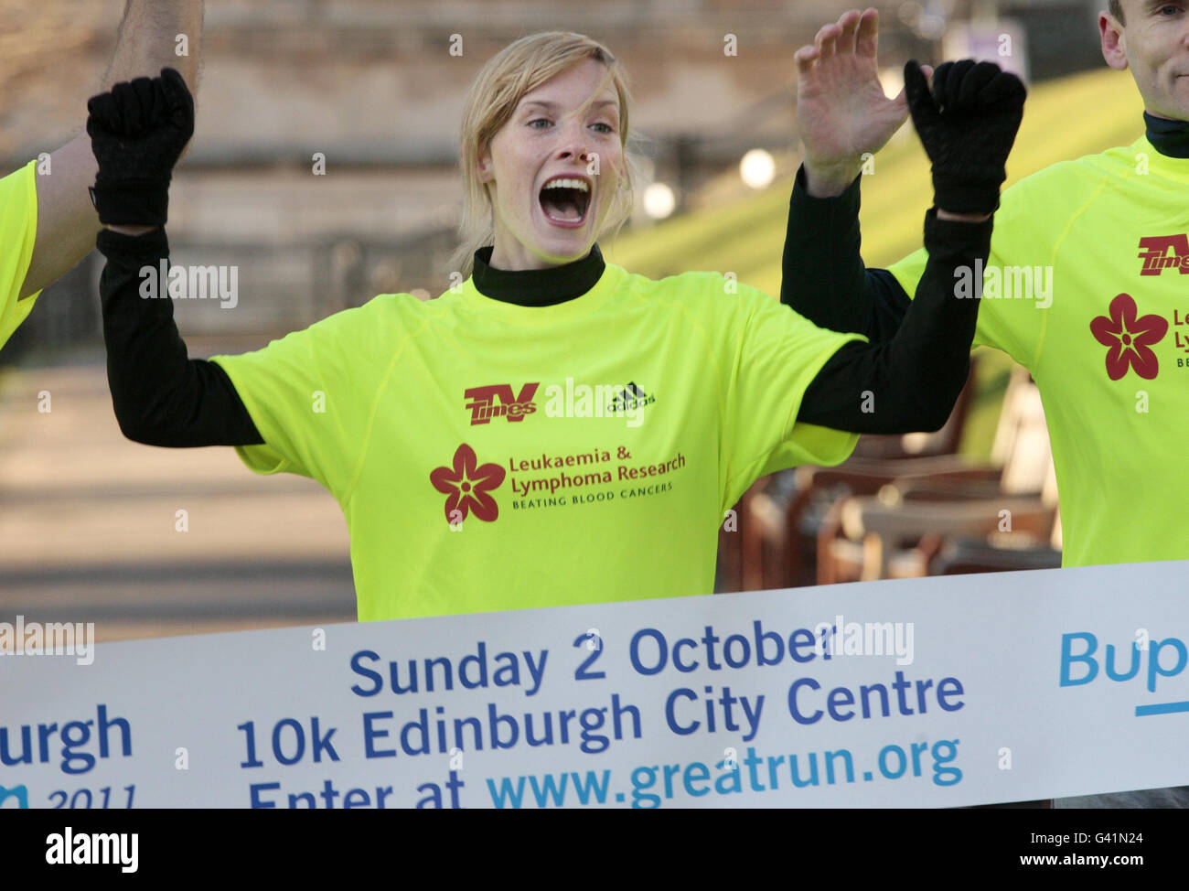 Great Edinburgh Run launch Stock Photo