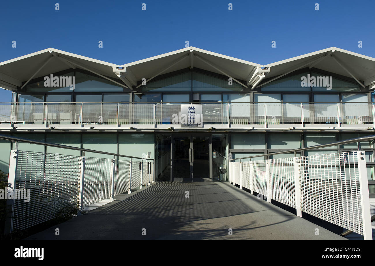 A general view of the ECB's National Cricket Performance Centre at Loughborough University