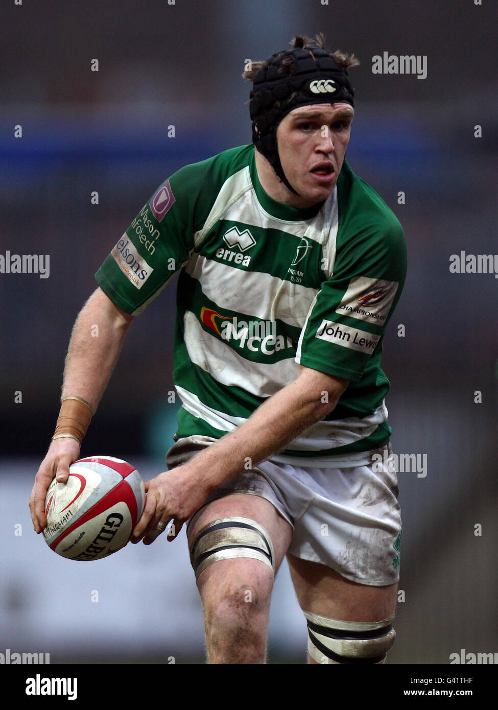 Rugby Union - British and Irish Cup - Pool B - Nottingham Rugby v Melrose - Meadow Lane. Alex Shaw, Nottingham Rugby Stock Photo