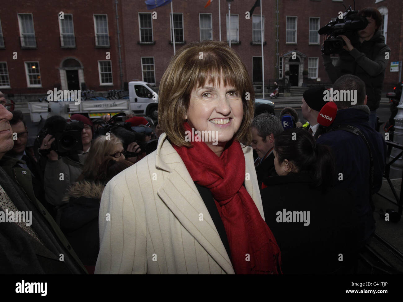 Brian Cowen stands down Stock Photo Alamy