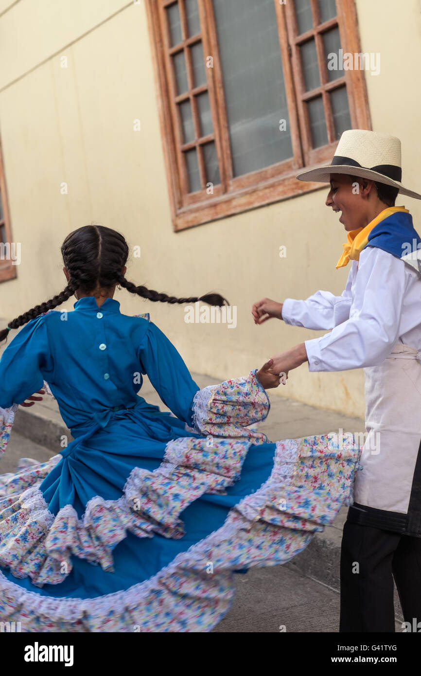 Folk Dance in Aguadas Stock Photo