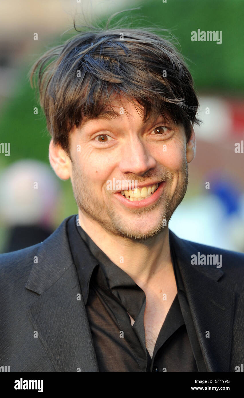 Alex James, arrives for the premiere of Gnomeo and Juliet, an animated