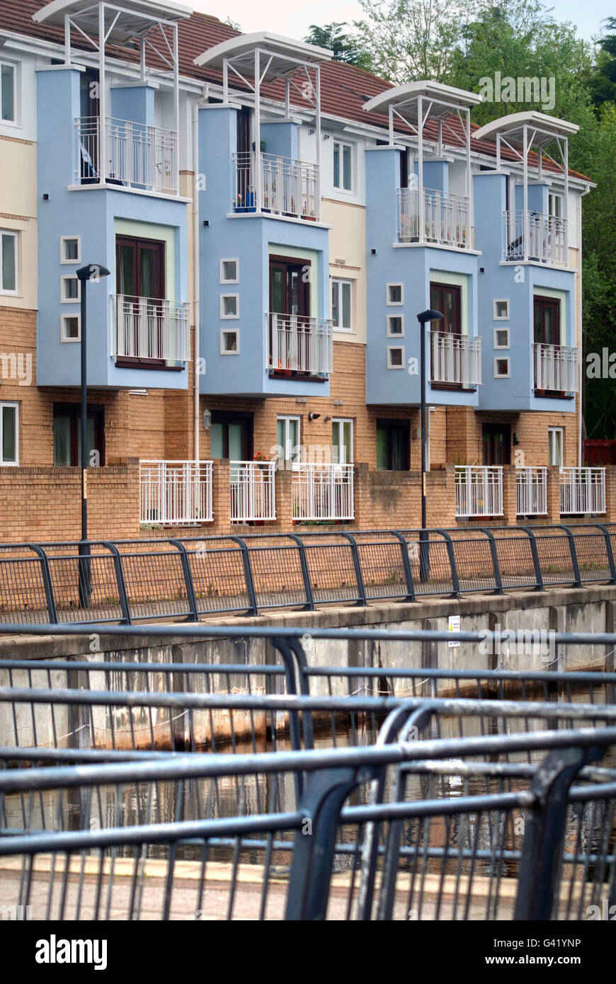 Harton Quays Park, South Shields riverside Stock Photo Alamy