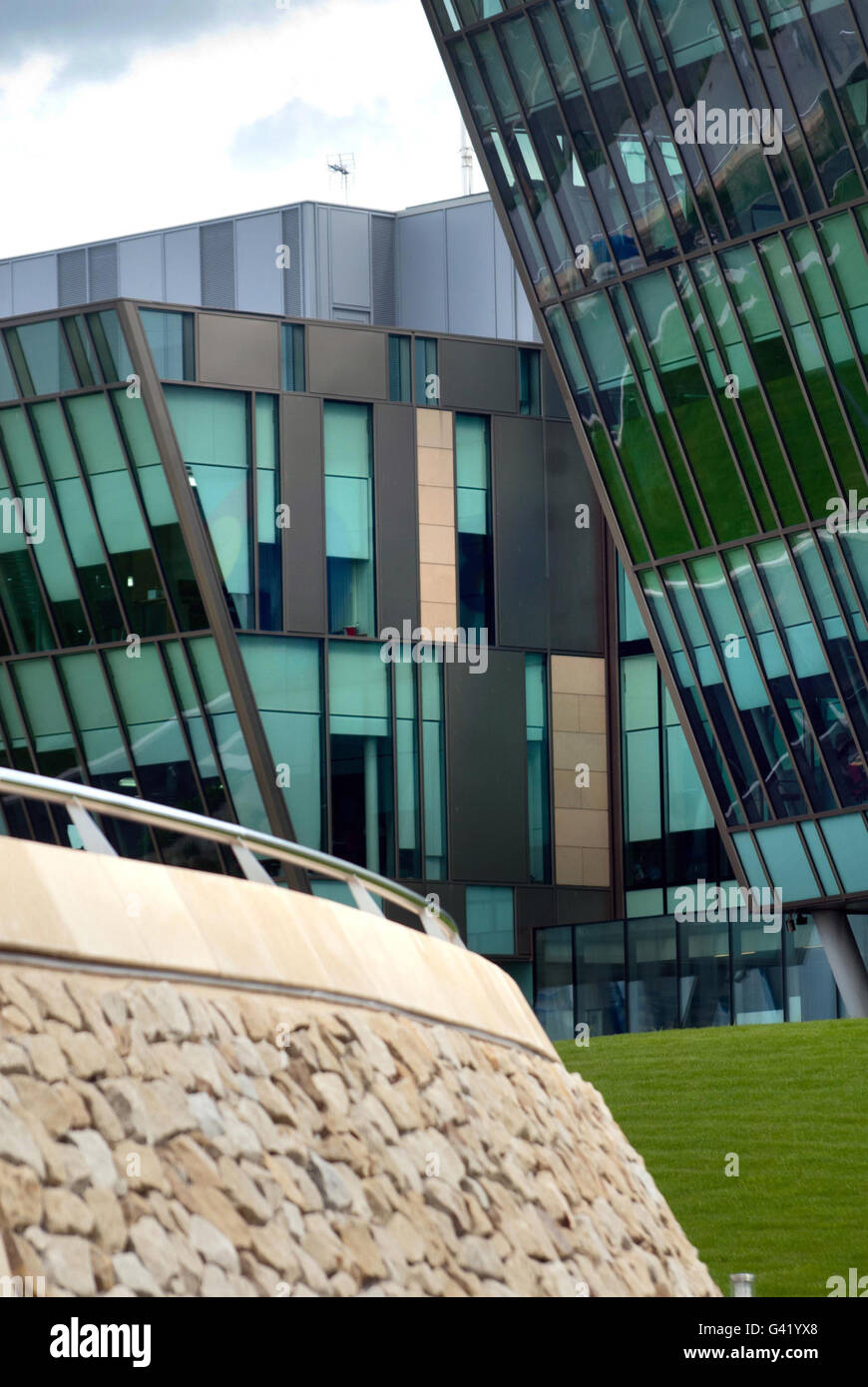 Harton Quays Park, South Shields riverside Stock Photo Alamy