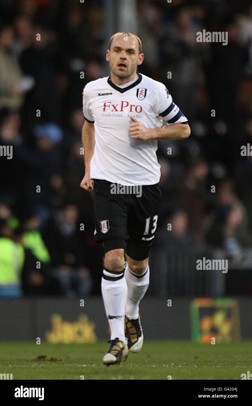 Soccer - FA Cup - Fourth Round - Fulham v Tottenham Hotspur - Craven Cottage. Danny Murphy, Fulham Stock Photo