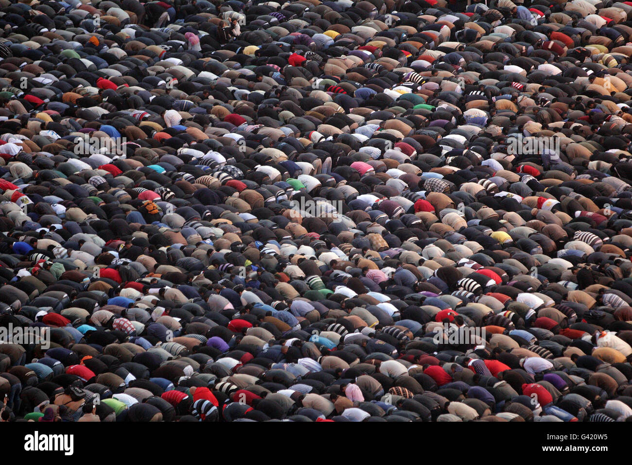 Muslims Pray In Tarhir Square Hi-res Stock Photography And Images - Alamy