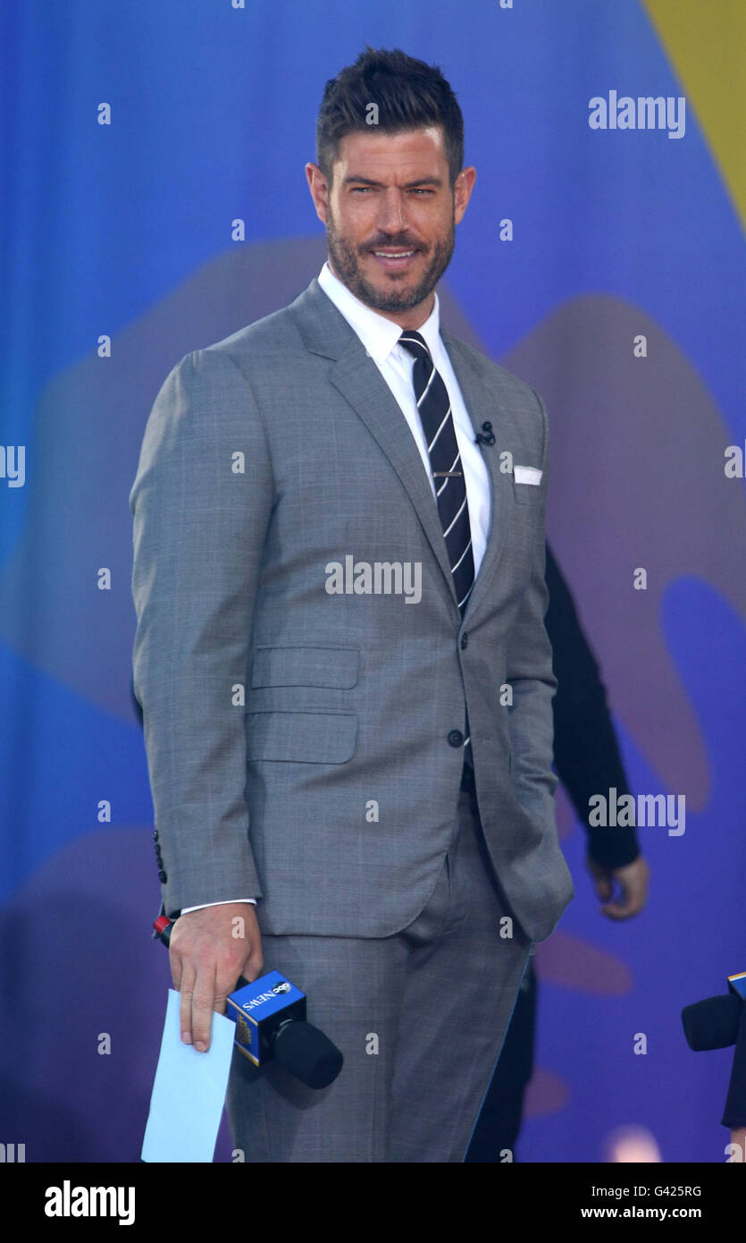 New York, New York, USA. 17th June, 2016. 'GMA' co-host JESSE PALMER attends singer's DEMI LOVATO performance on 'Good Morning America' held in Central Park Credit:  Nancy Kaszerman/ZUMA Wire/Alamy Live News Stock Photo