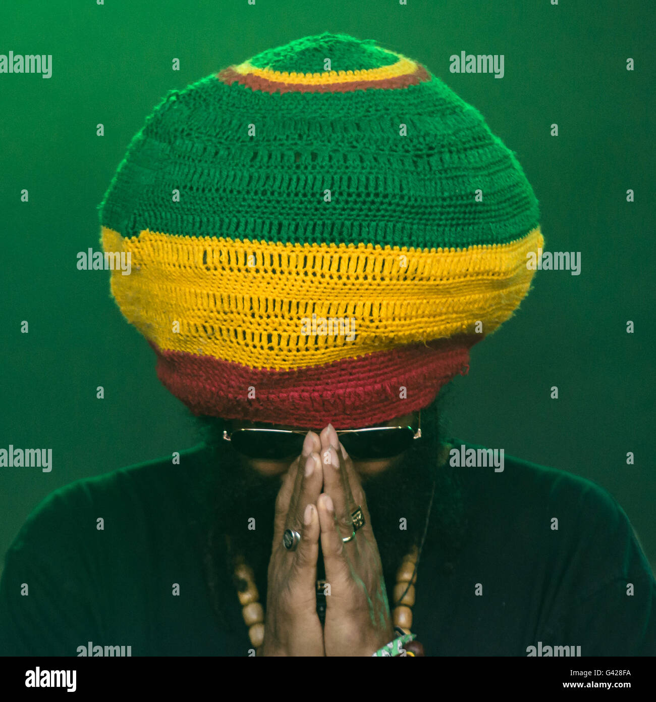 Barcelona, Catalonia, Spain. 17th June, 2016. British jungle producer MICHAEL ALEC ANTHONY WEST aka CONGO NATTY performs live at the second day of the SONAR 2016 Barcelona Credit:  Matthias Oesterle/ZUMA Wire/Alamy Live News Stock Photo