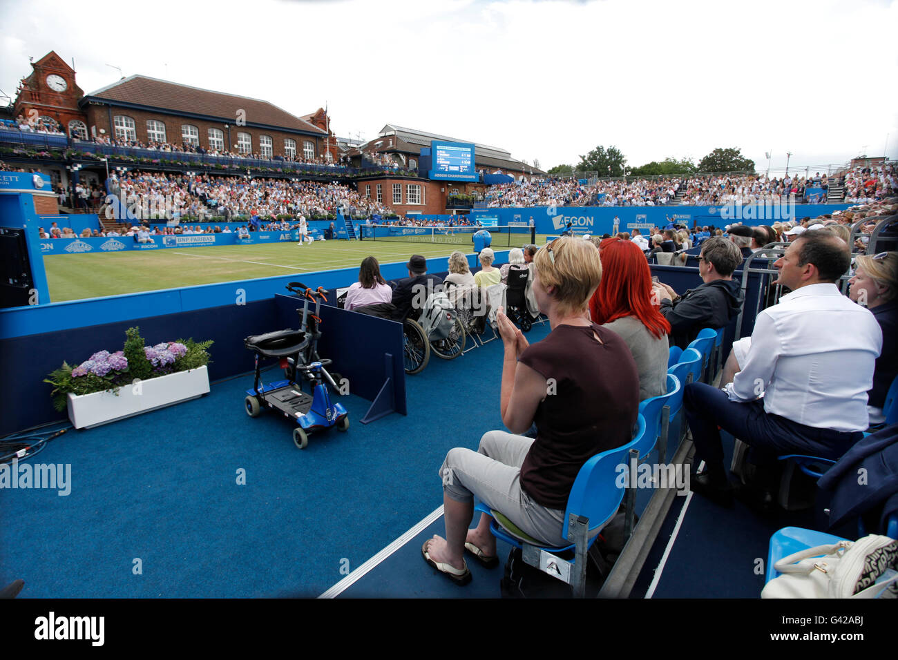 Queens Club, London, UK. 17th June, 2016. Aegon Queens Tennis
