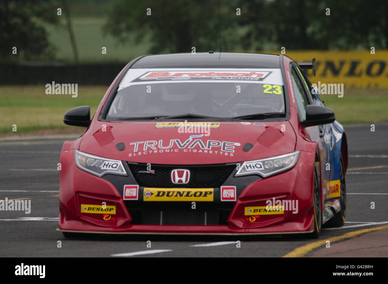 Darlington, UK, 18 June 2016. Dan Lloyd of Eurotech Racing returning to ...
