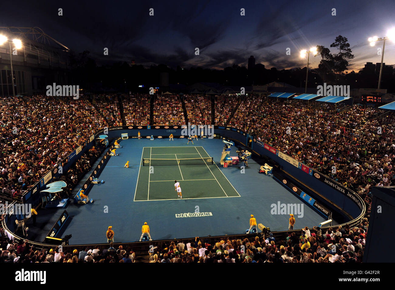 The Margaret Court Arena where Great Britain's Andy Murray takes on Ukraine's Illya Marchenko Stock Photo