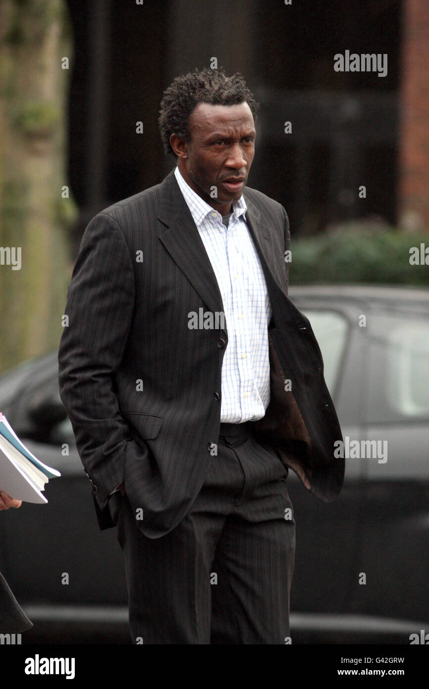 Linford christie court case hi-res stock photography and images - Alamy