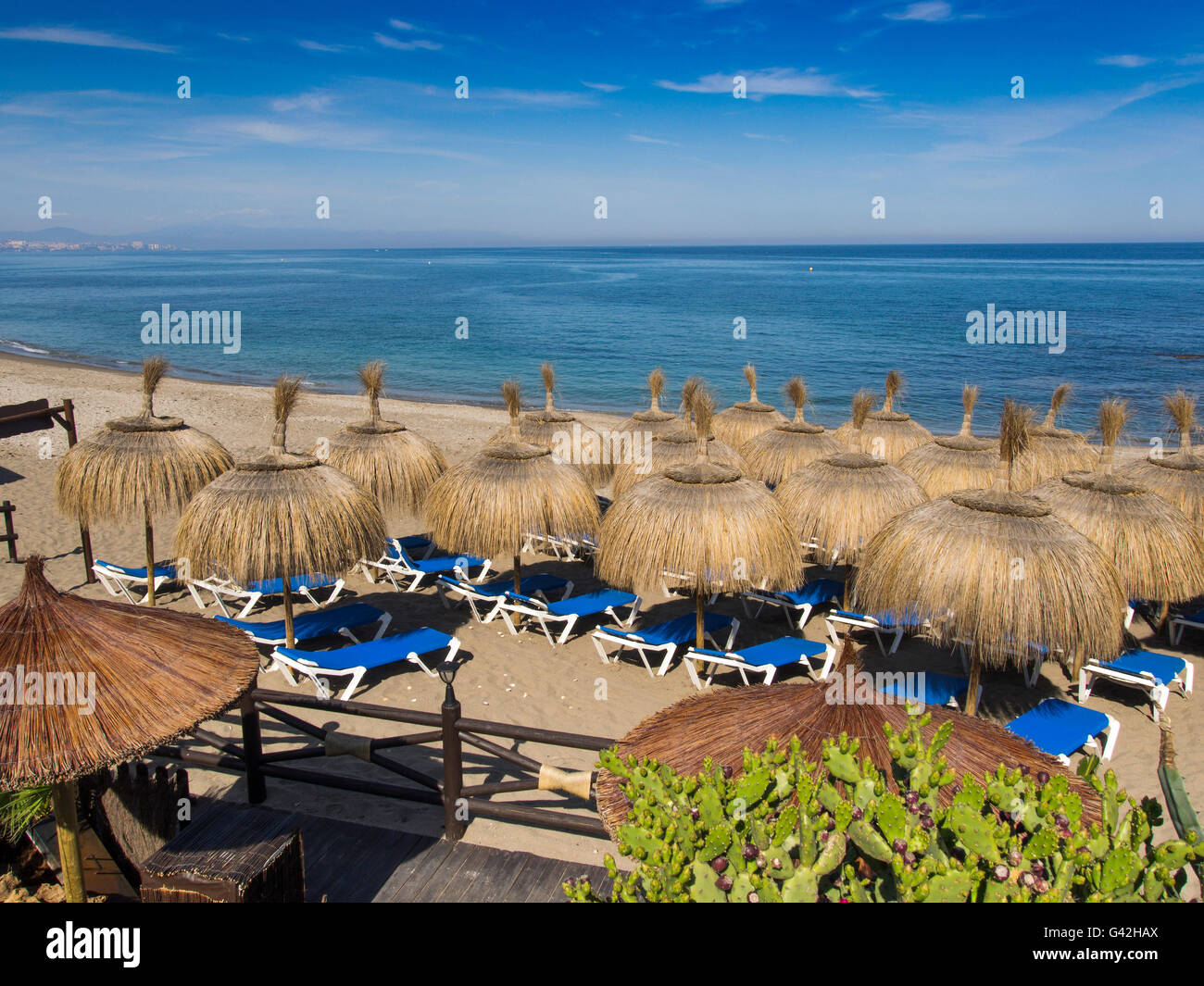 Villa Tropicana Chiringuito Beach Restaurant And Umbrellas Mijas Photo Inspiration