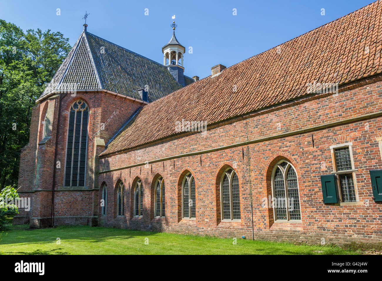 Historical monastery in Ter Apel, The Netherlands Stock Photo