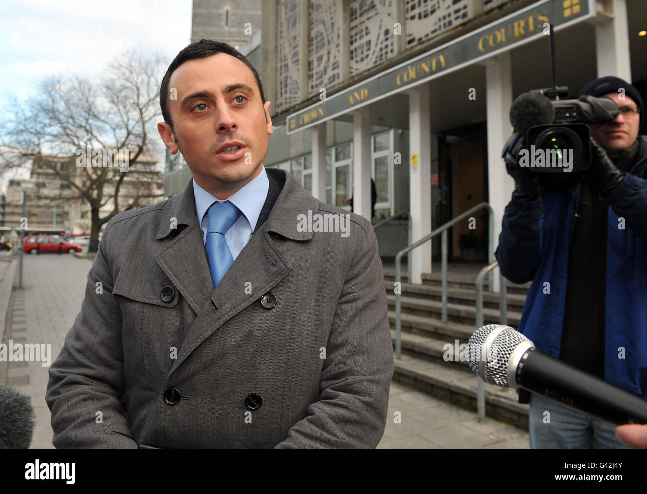 Christopher Farrell court case Stock Photo Alamy