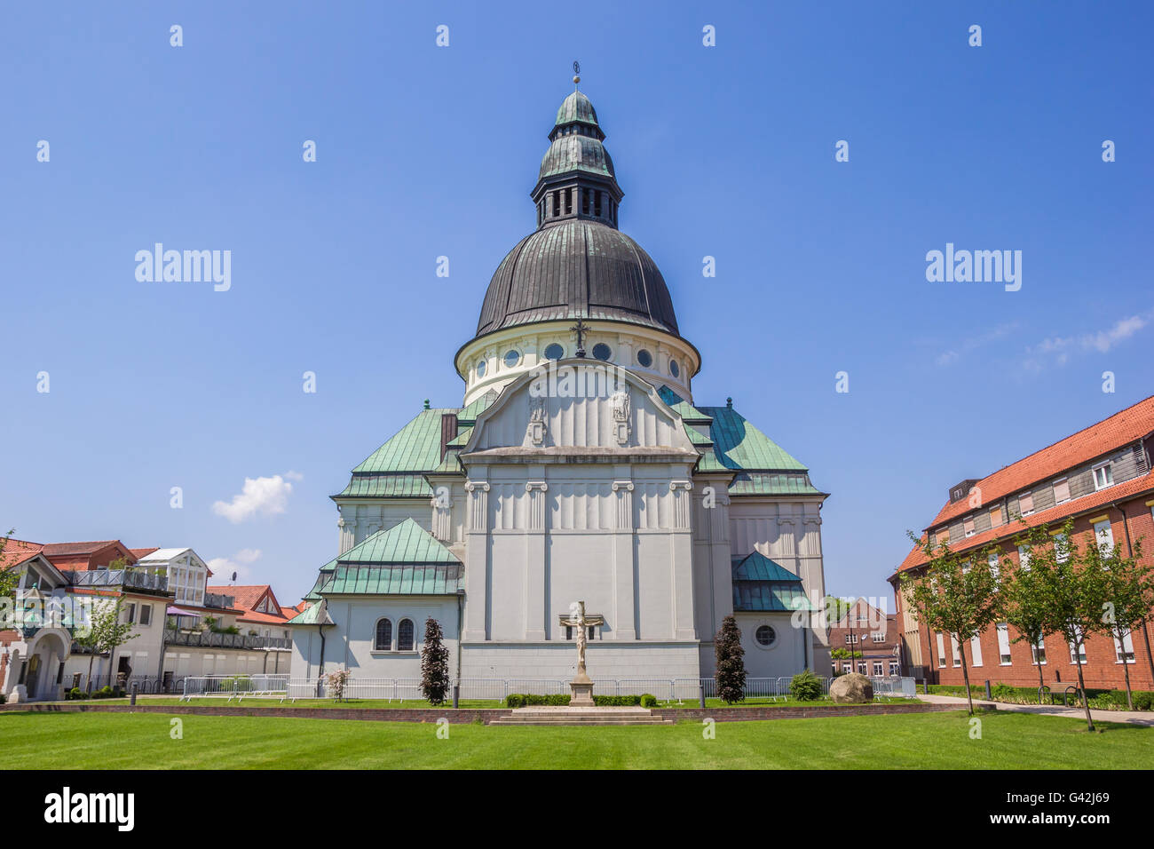Emsland Dom church in the center of Haren, Germany Stock Photo