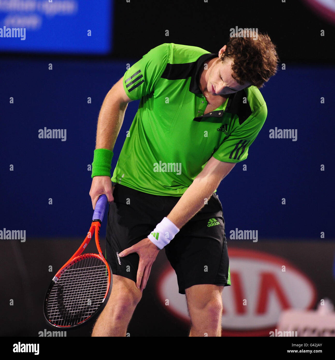 Tennis 2011 Australian Open Day Twelve Melbourne Park Stock Photo