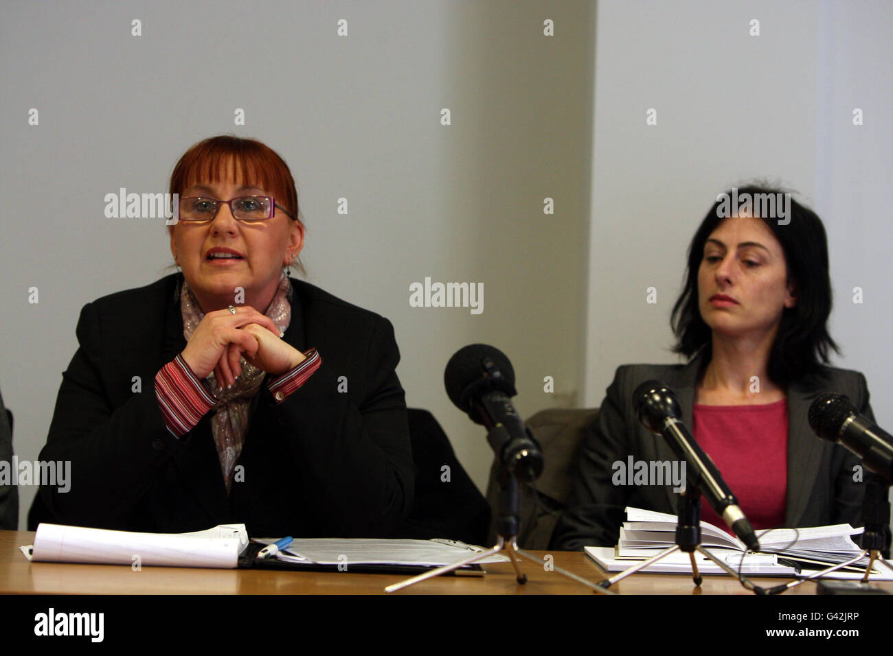 Janet Williams (left) and Emma Friedmann, two of the mothers those who ...