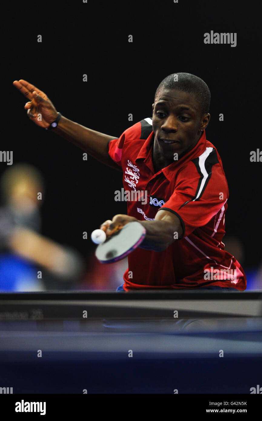 Table Tennis - Pro Tour English Open - Day Three - English Institute of Sport Stock Photo