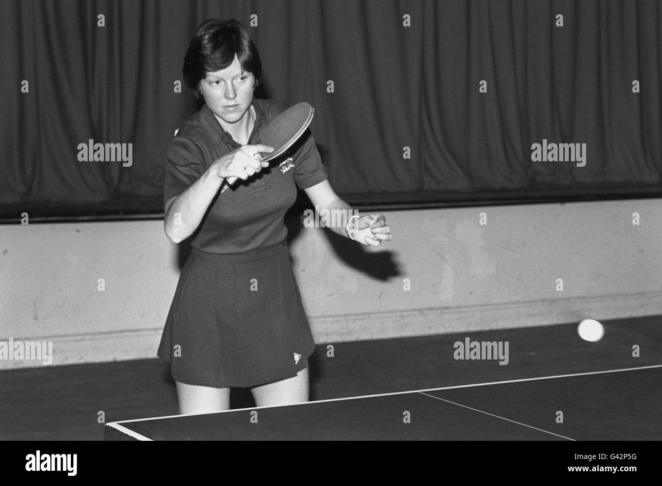 Sport Table Tennis Brighton. Linda Jarvis, who plays for England
