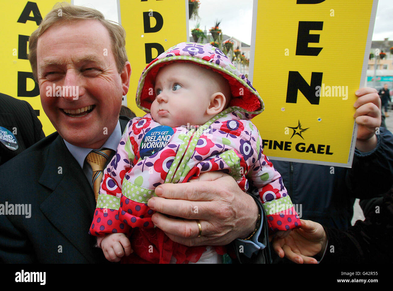 Fine Gael pledges political reform Stock Photo