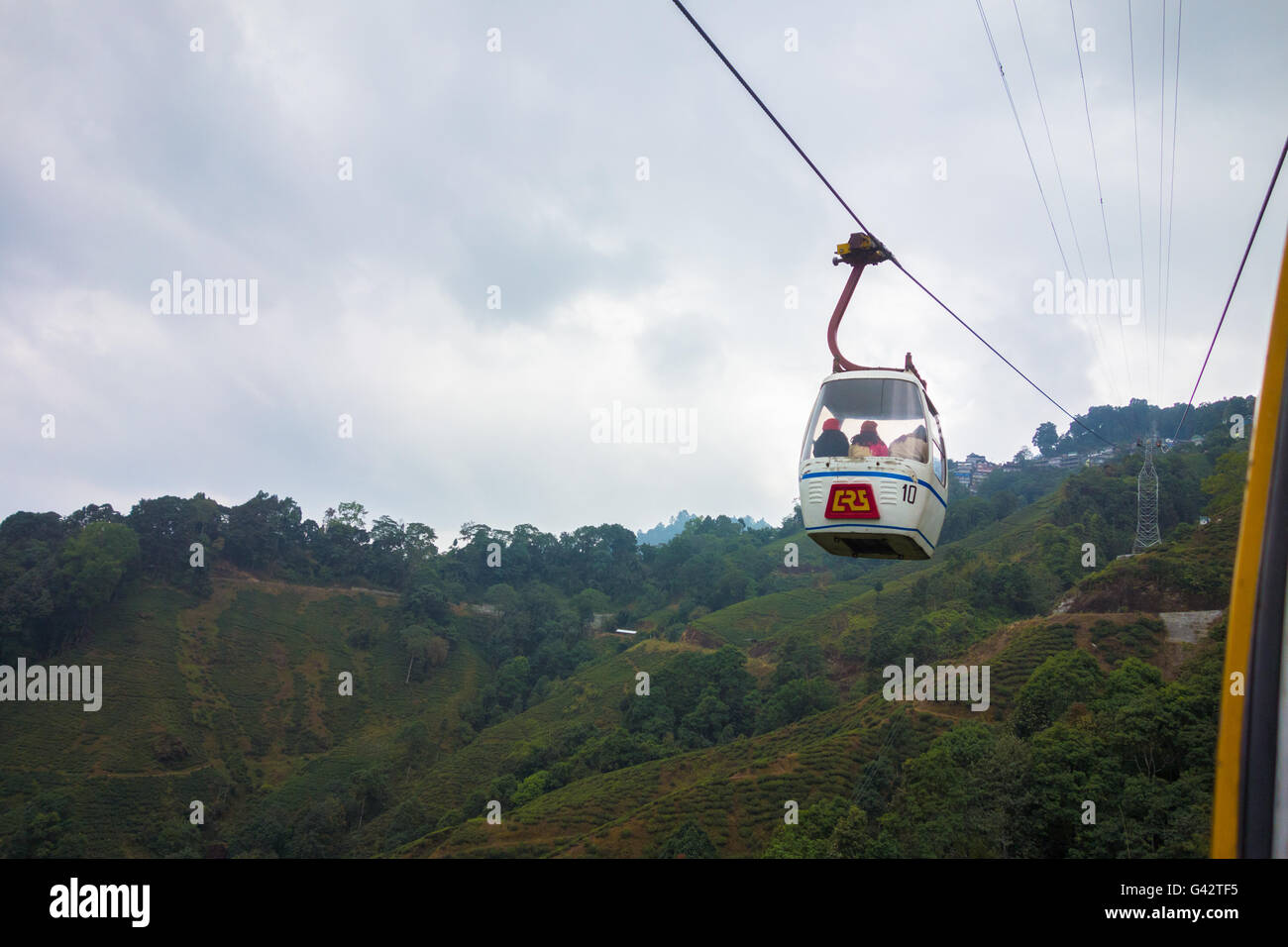 Darjeeling Ropeway, Darjeeling, West Bengal, India Stock Photo