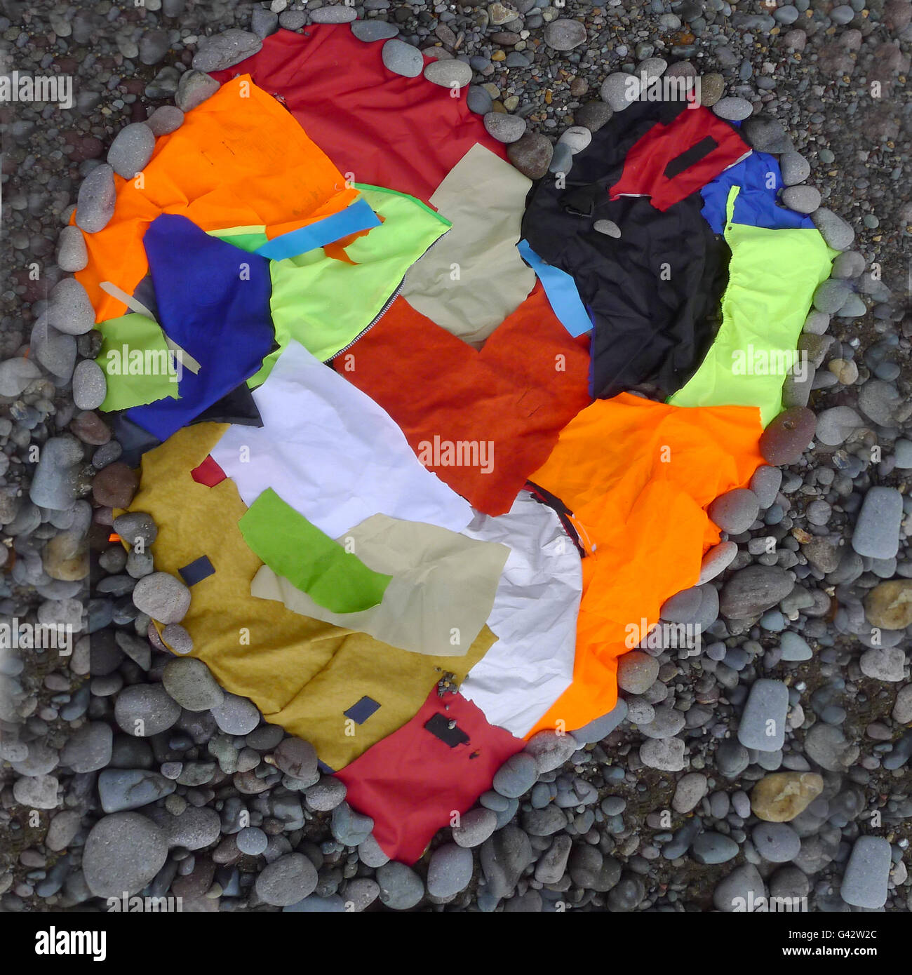 Refugee life jackets hires stock photography and images Alamy