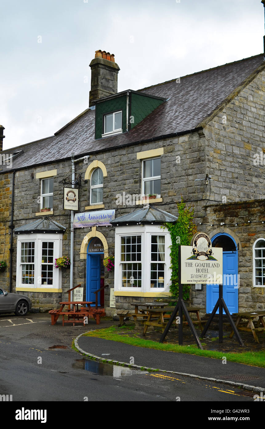 The Goathland Hotel Aidensfield Arms Goathland Stock Photo