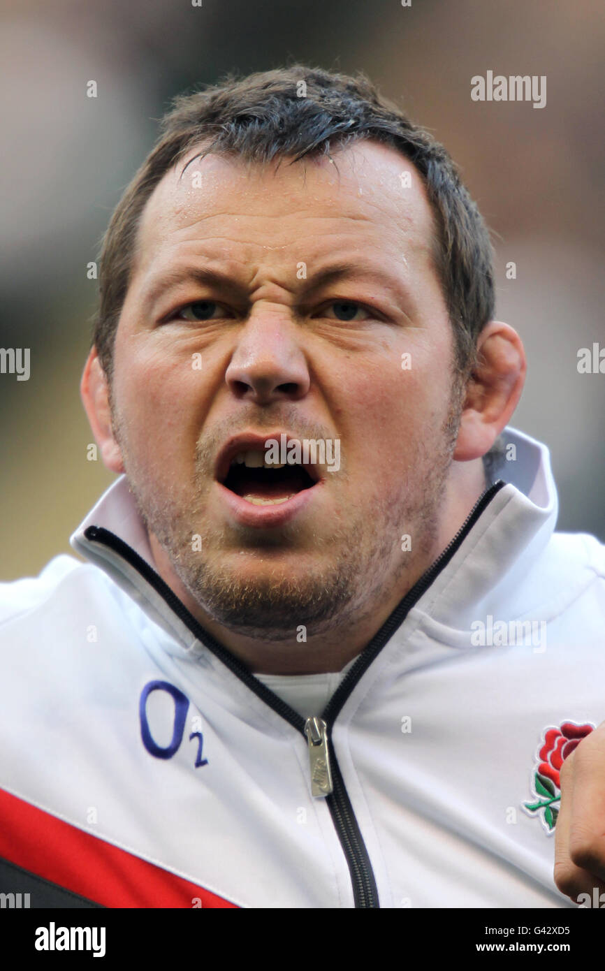 Rugby Union - RBS 6 Nations Championship 2011 - England v Italy - Twickenham Stock Photo