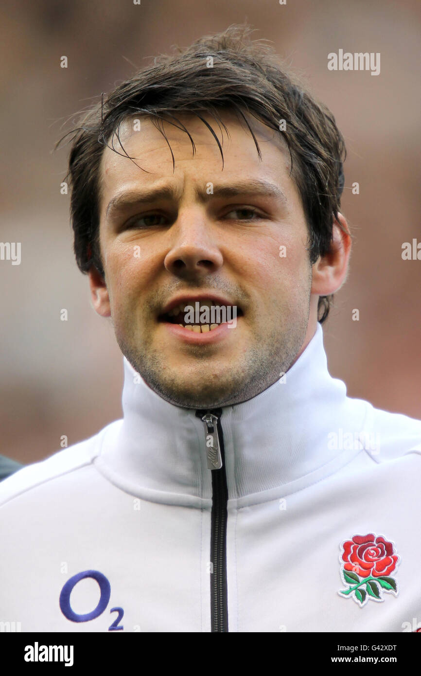 Rugby Union - RBS 6 Nations Championship 2011 - England v Italy - Twickenham. Ben Foden, England Stock Photo