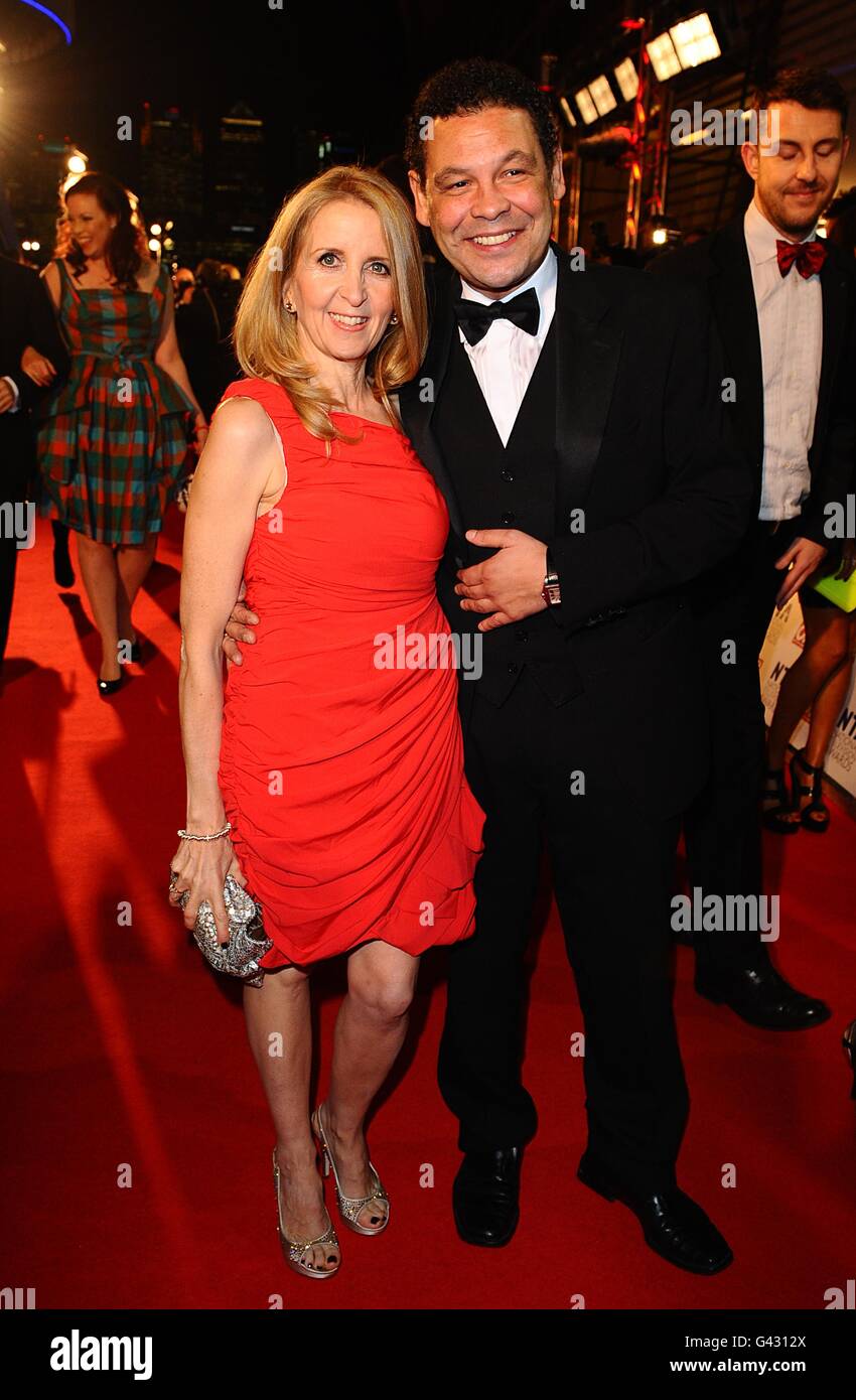 National Television Awards 2011 - Arrivals - London. Gillian McKeith and Craig Charles arriving for the 2011 National Television Awards at the O2 Arena, London. Stock Photo