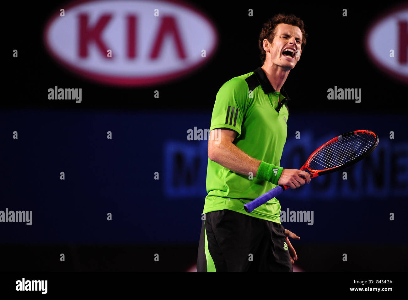 Tennis 2011 Australian Open Day Twelve Melbourne Park Stock Photo