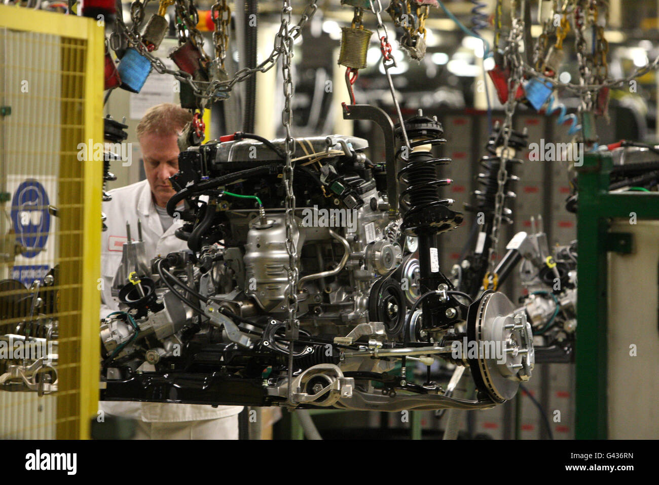 Honda Production Line - Swindon Stock Photo