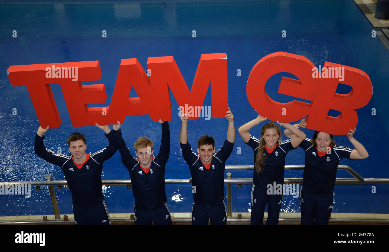 Members great britain olympic diving team freddie woodward hires stock photography and images
