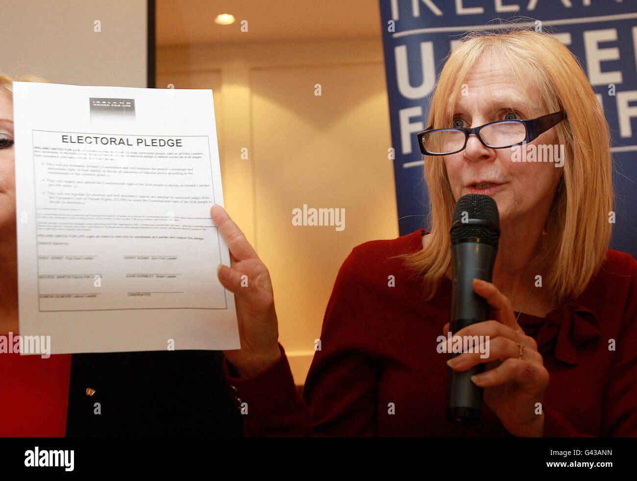 Irish General Election Stock Photo Alamy
