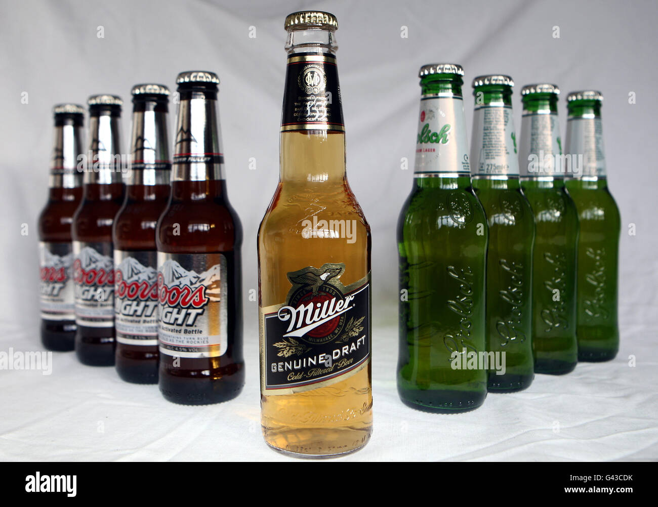 Stock photo of sabmiller beer miller and grolsch hires stock photography and images Alamy