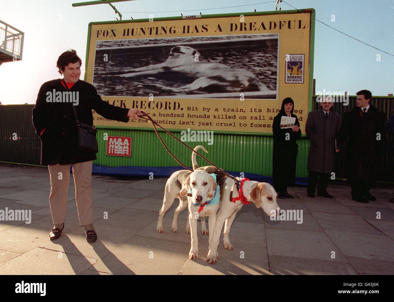 of the British Field Sports Society with two of her