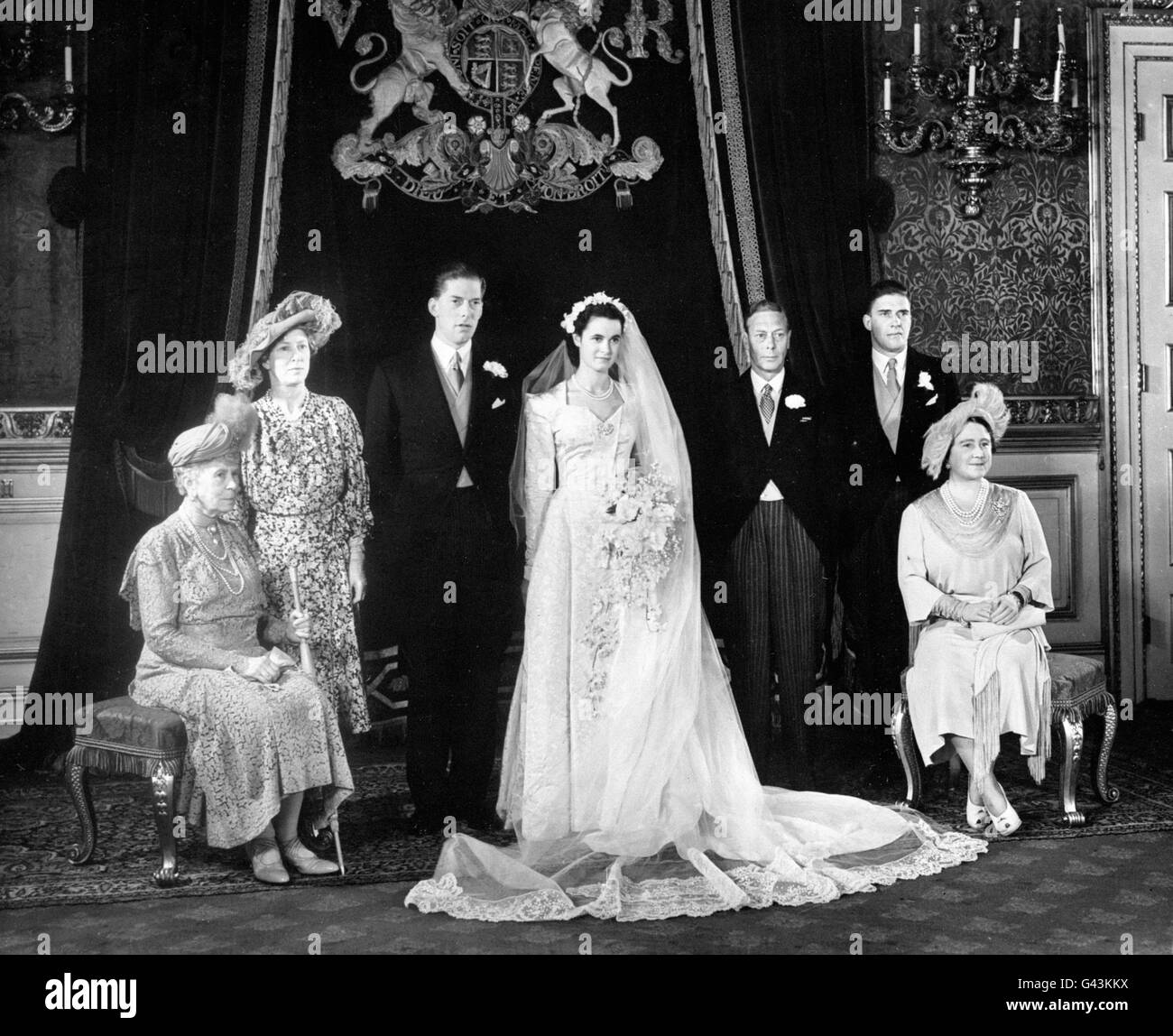 Royalty Lascelles, Earl of Harewood and Marion Stein Wedding