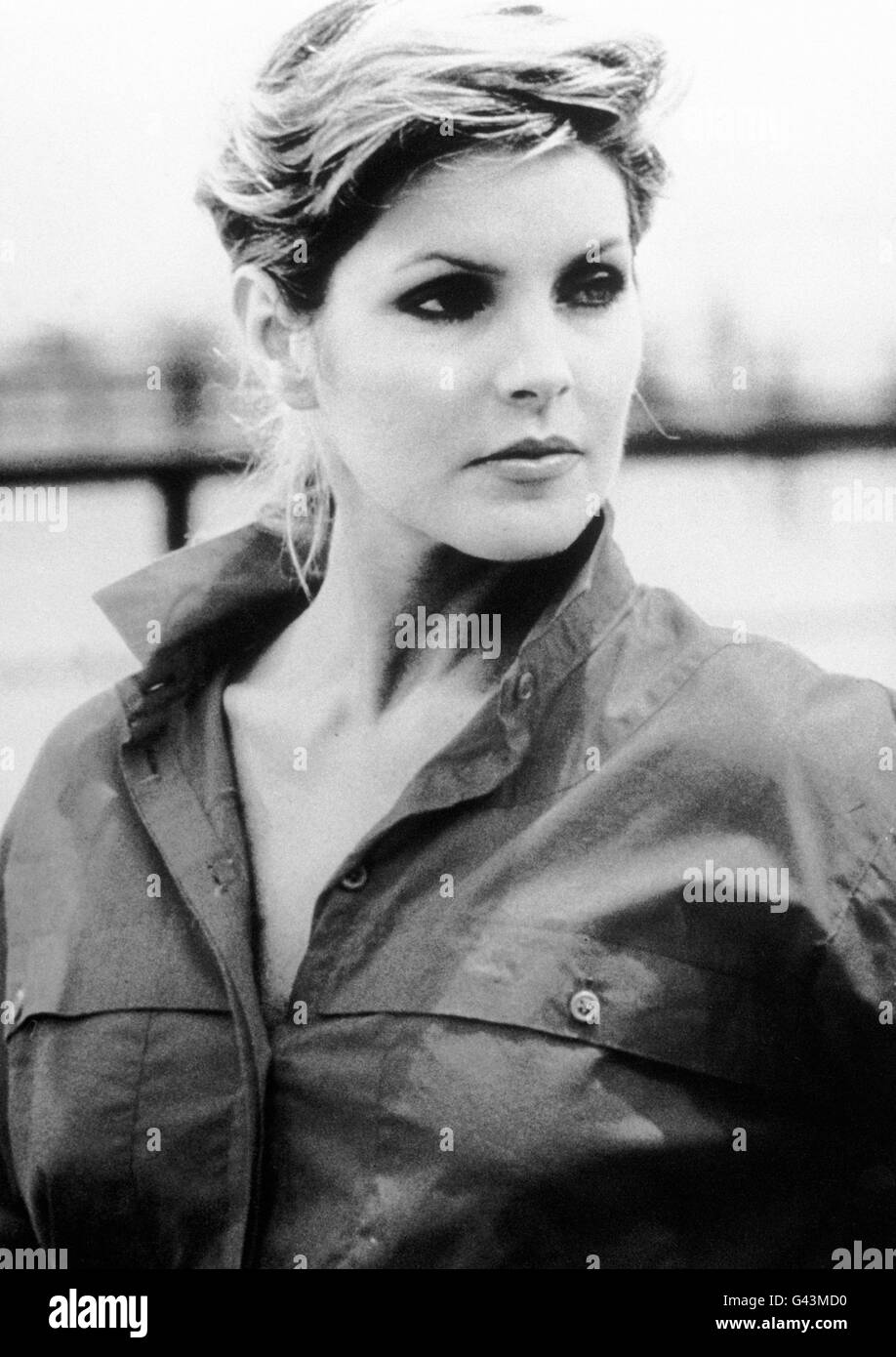 Television Dallas Feature. Actress Priscilla Presley, who stars in American soap opera "Dallas