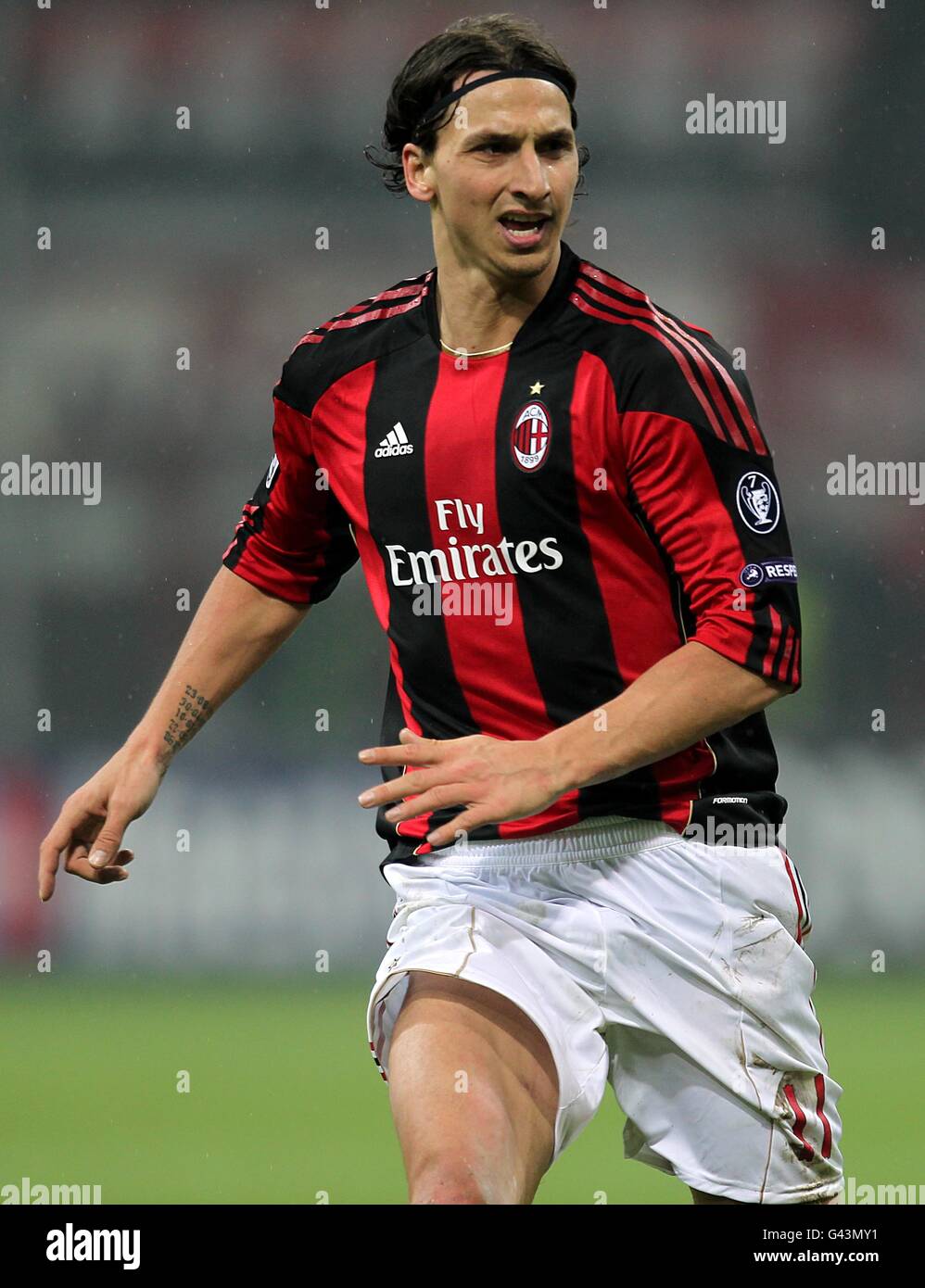 Zlatan ibrahimovic ac milan hi-res stock photography and