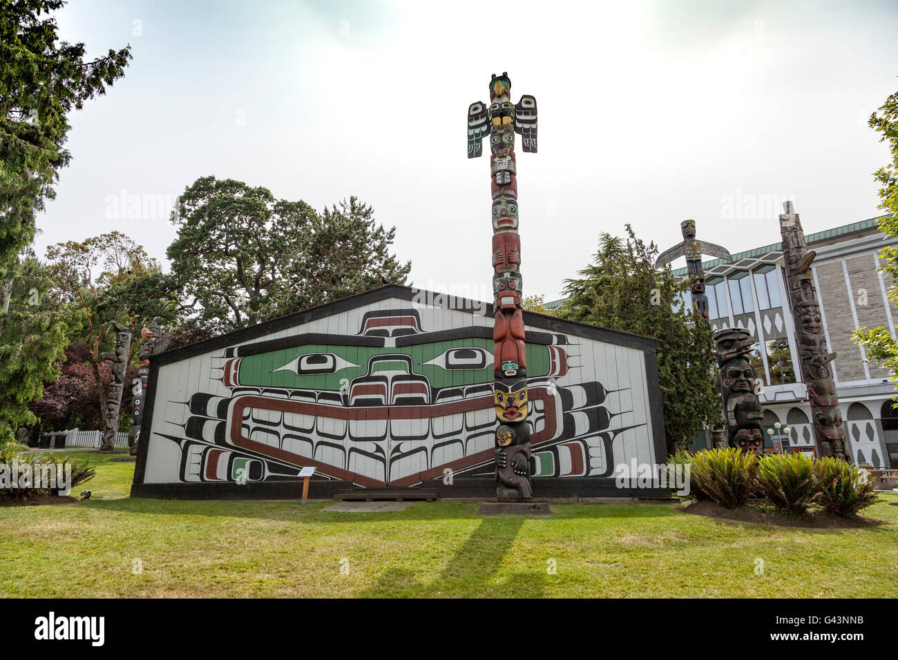Thunderbird Park, Victoria, British Columbia Stock Photo Alamy