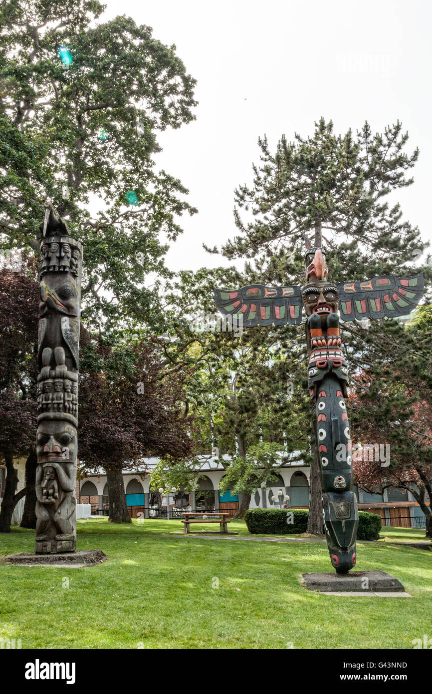 Thunderbird Park, Victoria, British Columbia Stock Photo Alamy