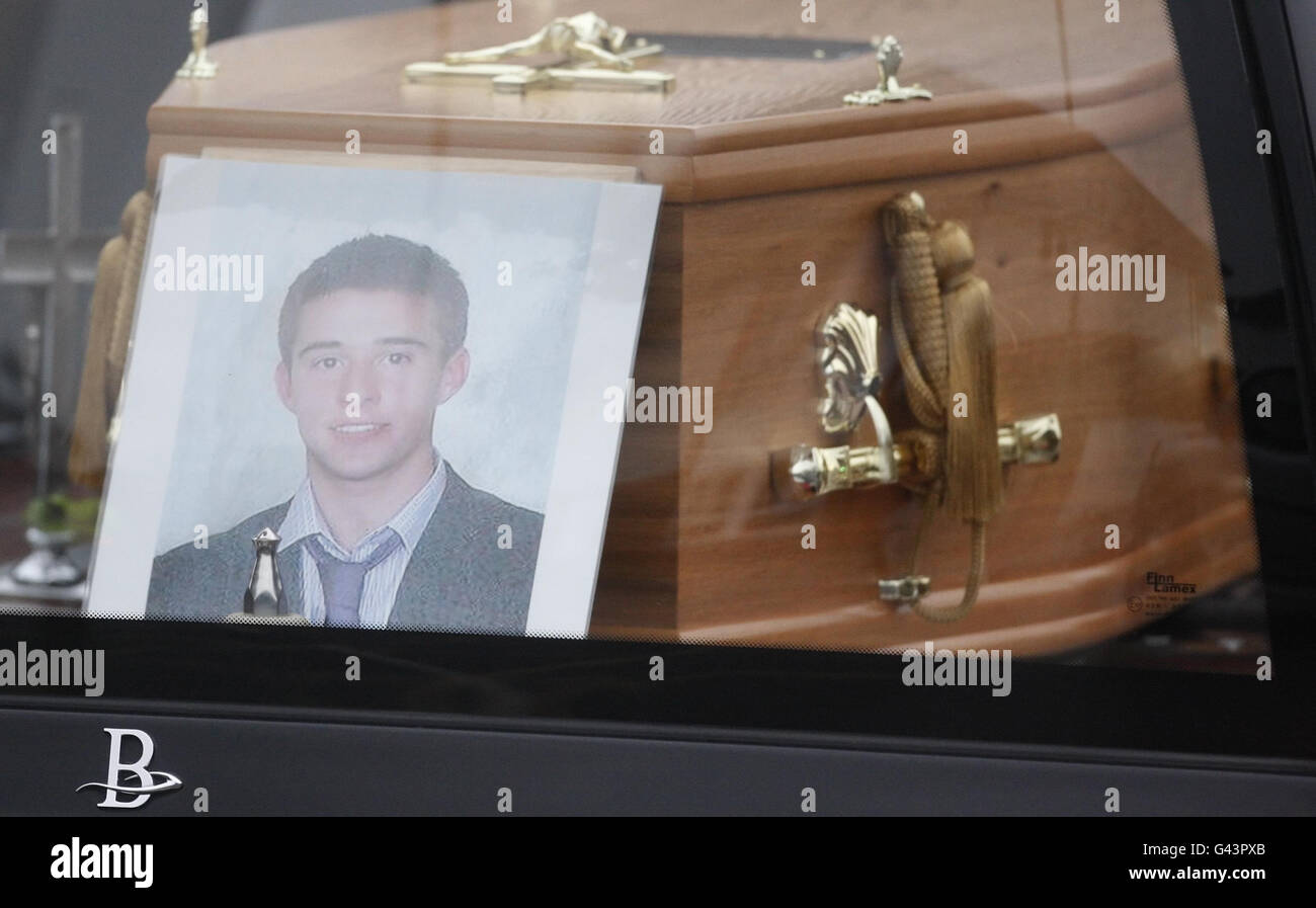 The coffin murder victim reamonn gormley hires stock photography and