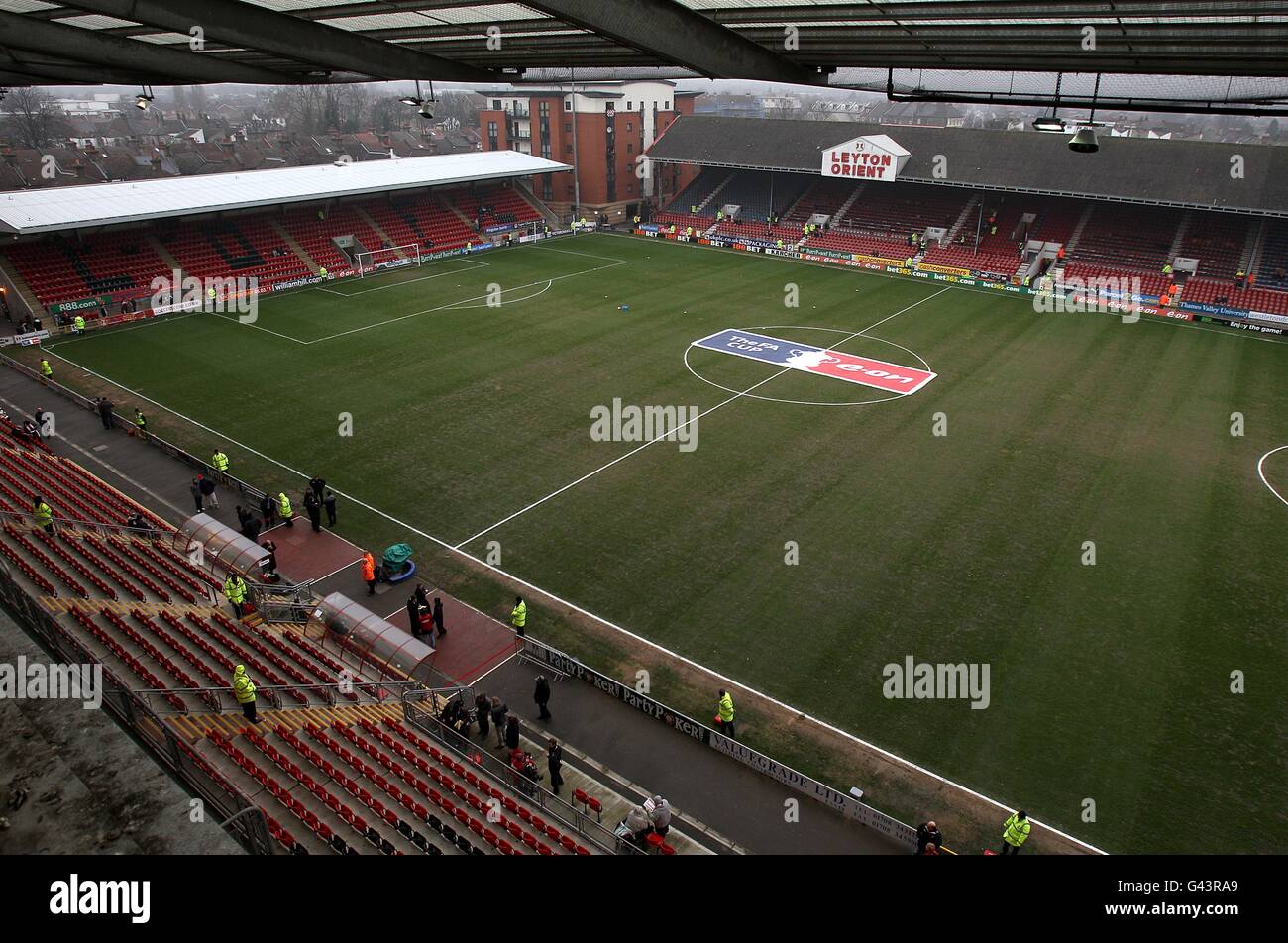 General view of the Matchroom Stadium, home of Leyton Orient Stock Photo