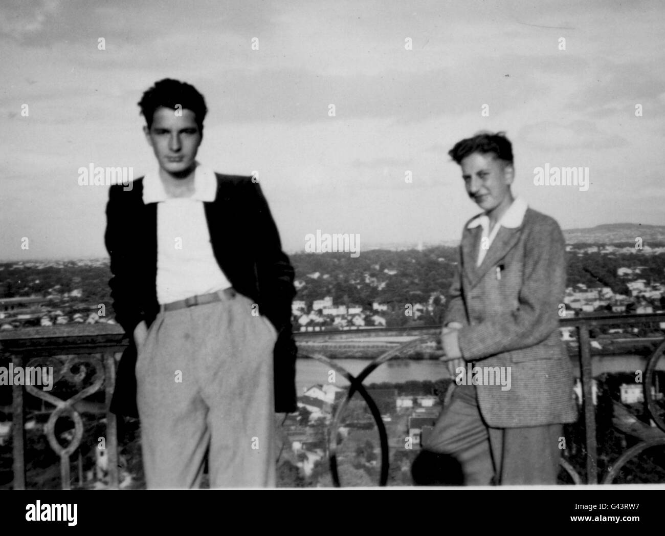 1950 pic of Chirac & King Stock Photo
