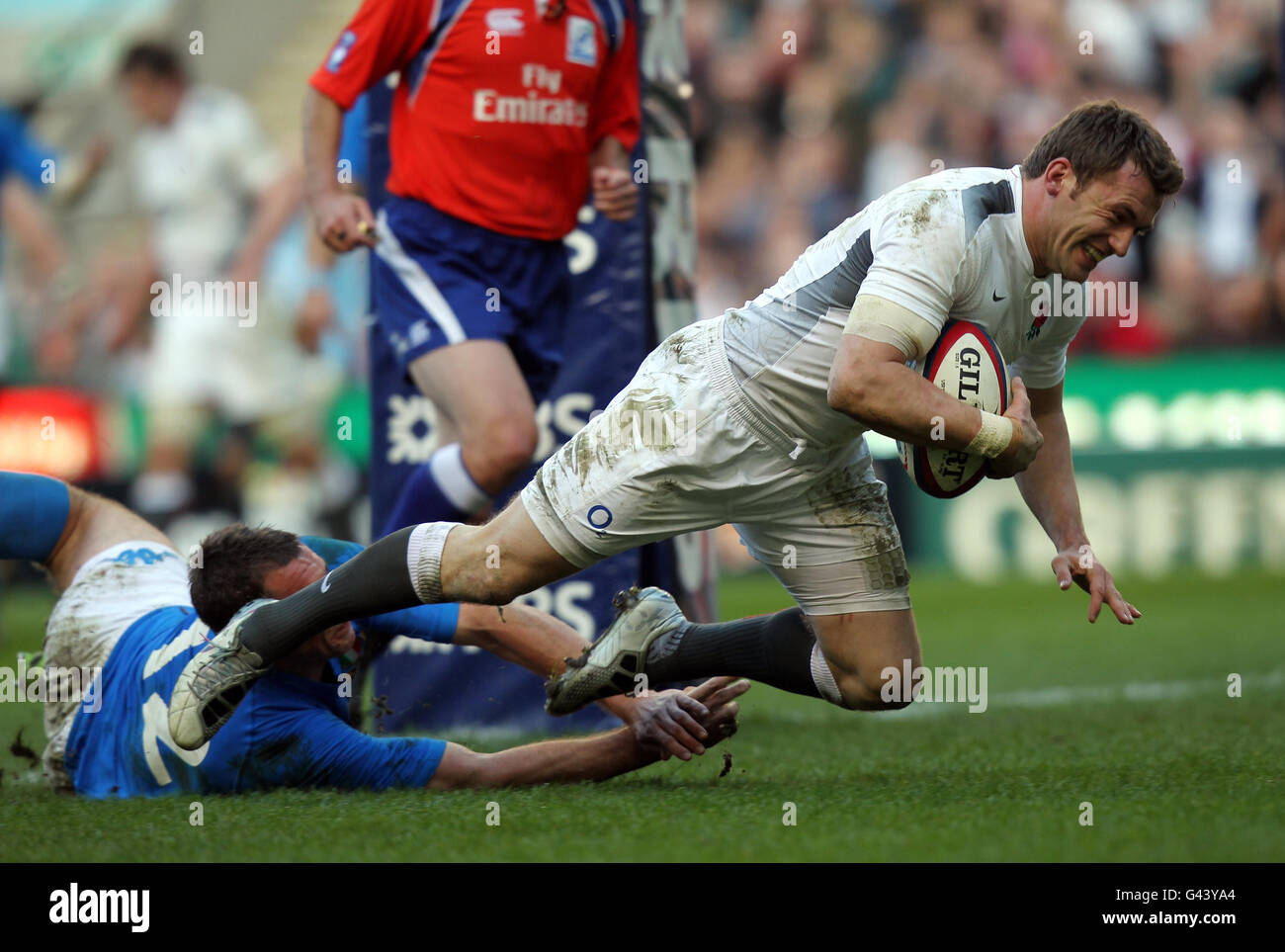 Rugby Union - RBS 6 Nations Championship 2011 - England v Italy - Twickenham Stock Photo