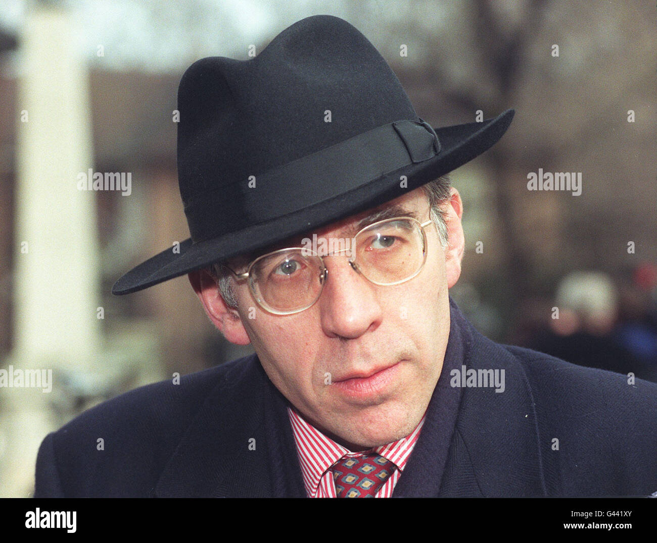 Biz hum glasses shirt and tie hat jack straw hires stock photography